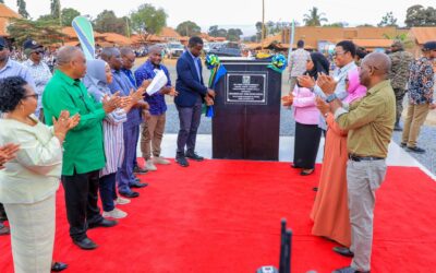 DR. SULUHU SAMIA ON A VISIT TO LINDI REGION