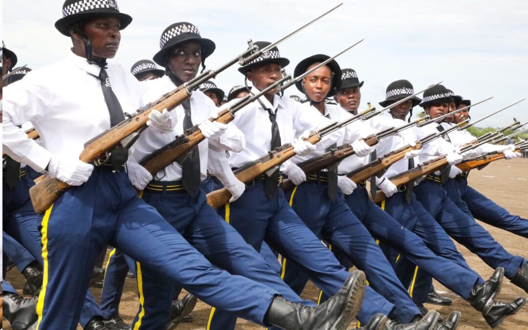 COMPLETING THE INITIAL TRAINING COURSE FOR NEW POLICE OFFICERS