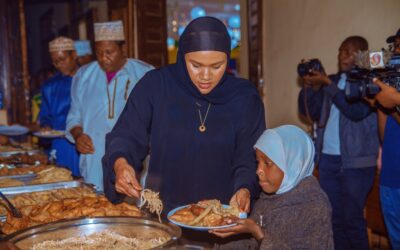 MUSLIMS IN LUDEWA DISTRICT GATHERED FOR A SPECIAL IFTAR