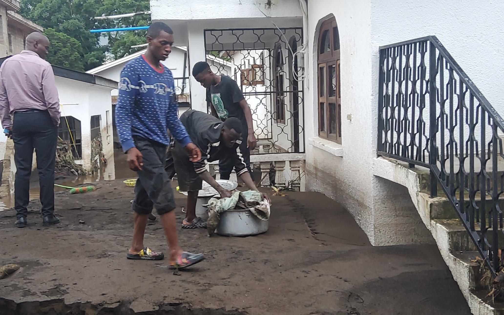 Flood victims in Olorien District,