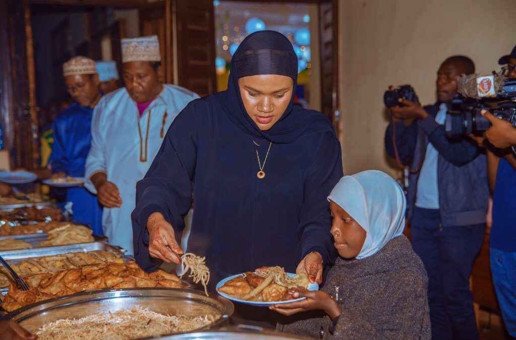 MUSLIMS IN LUDEWA DISTRICT GATHERED FOR A SPECIAL IFTAR