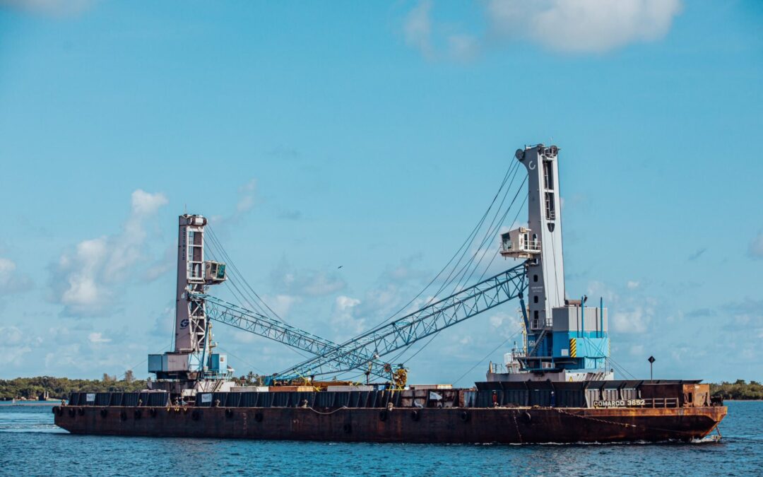 THE PORT OF MTWARA HAS RECEIVED TWO MOBILE HARBOUR CRANES