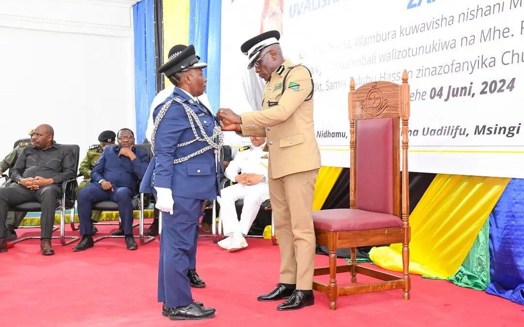 POLICE INSPECTORS OF ZANZIBAR POLICE FORCE HONOURED