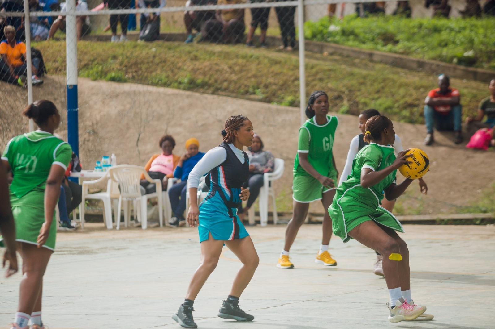 netball team from the Ministry of Home Affairs